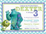 Monsters Inc Birthday Invitations Template Etsy Your Place to Buy and Sell All Things Handmade