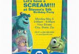 Monsters Inc Birthday Party Invitations Monsters Inc Birthday Invitation Zazzle Com