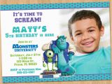 Monsters Inc Birthday Party Invitations Monsters University Invitation Monsters University Birthday