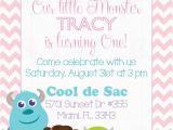 Monsters Inc Birthday Party Invitations Personalized Monsters Inc Inspired Girls Birthday Invitation