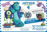 Monsters University Birthday Invitations Monsters University Birthday Invitations Monster Inc