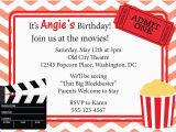 Movie Night Birthday Invitations Free Printable Movie Invitation Printable Google Search Drive In