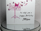 Musical Birthday Cards for Kids Musical butterflies Birthday Card