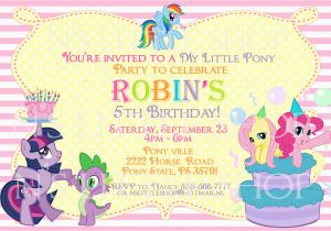 My Little Pony Birthday Cards Free My Little Pony Birthday Invitations Designs Ideas