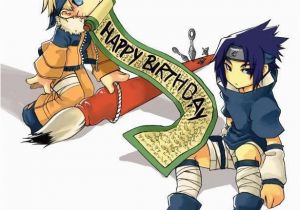 Naruto Birthday Card Happy Birthday From Naruto and Sasuke Photo by