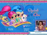 Nick Jr Birthday Invitations Shimmer and Shine Birthday Invitation Nick Jr Photo