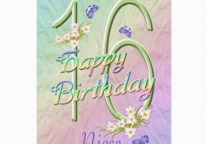 Niece 16th Birthday Card Sweet 16 Quotes for Niece Quotesgram