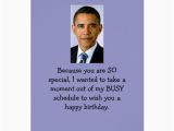 Obama Happy Birthday Card Obama Birthday Wishes Card Zazzle Com