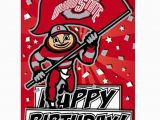Ohio State Birthday Card Ohio State Buckeyes Greeting Card Birthday 4 Bucknut