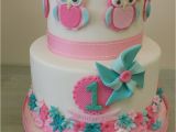 Owl Birthday Cake Decorations Owl themed Birthday Cake Cakecentral Com
