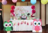 Owl themed Birthday Party Decorations Owl Birthday Quot Aria Gabrielle 39 S Owl Party Quot Catch My Party