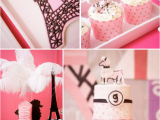 Paris themed Birthday Party Decorations Kara 39 S Party Ideas Poodle In Paris French Girl Pink 1st