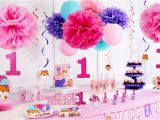 Party City 1st Birthday Decorations Pink One is Fun 1st Birthday Party Supplies Jungle