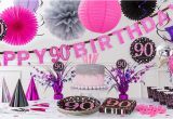 Party Decorations for 90th Birthday Pink Sparkling Celebration 90th Birthday Party Supplies