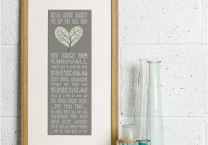 Personalised 30th Birthday Gifts for Him Personalised 30th Birthday Print Buy From Prezzybox Com