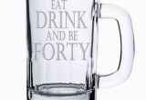 Personalised 40th Birthday Presents for Him 40th Birthday Beer Mug 40th Birthday Gift for Him