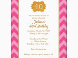 Personalized 40th Birthday Invitations 25 Personalized 40th Birthday Party Invitations Bp 044