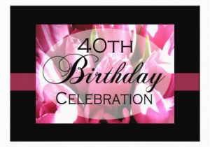 Personalized 40th Birthday Invitations Personalized 40th Birthday Party Invitations 5 Quot X 7