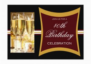 Personalized 40th Birthday Invitations Personalized 40th Birthday Party Invitations Zazzle