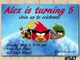 Personalized Angry Birds Birthday Invitations Angry Birds Birthday Invitation Angry Birds Invitation