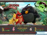 Personalized Angry Birds Birthday Invitations Angry Birds Birthday Invitation the Angry Birds Movie