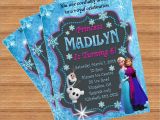 Personalized Invites for Birthday Frozen Birthday Invitation Custom Invitation
