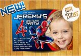 Personalized Spiderman Birthday Invitations Personalized Amazing Spiderman Invitation Digital by