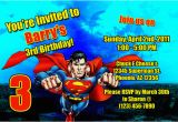 Personalized Superman Birthday Invitations Superman Invitations General Prints