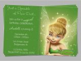 Personalized Tinkerbell Birthday Invitations Custom Tinkerbell Fairies Birthday Party Invitations Diy