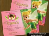 Personalized Tinkerbell Birthday Invitations Personalized Tinkerbell Birthday Invitations Hnc