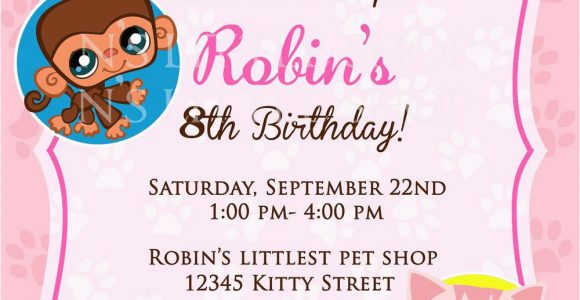 Pet Birthday Invitations 20 Birthday Invitations Cards Sample Wording Printable