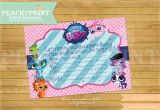 Pet Birthday Invitations Littlest Pet Shop Birthday Invitation Instant Download