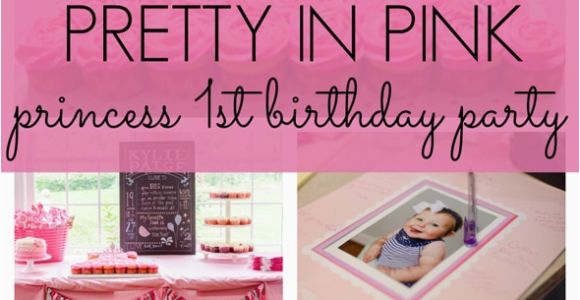 Pink Decorations for Birthday Parties Pretty In Pink First Birthday Party Pretty My Party