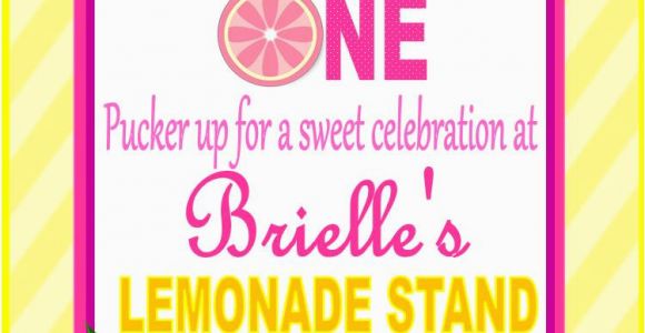 Pink Lemonade Birthday Invitations Pink Lemonade Birthday Invitation Pink Lemondade Birthday