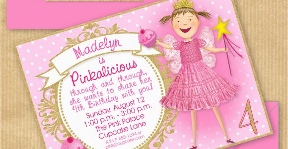 Pinkalicious Birthday Invitations Pinkalicious Party Invitation 5×7 with by Yourprintableparty