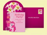 Pinkie Pie Birthday Invitations Free My Little Pony Invitations My Little Pony Online