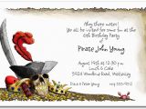 Pirate Birthday Party Invitation Wording Pirate 39 S Gold Birthday Party Invitations