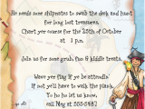 Pirate Birthday Party Invitation Wording Pirate themed Birthday Party Invitation Wording Pirate