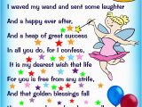 Poems for Birthday Girl Birthday Fairy Poem Message for A Girl Rooftop Post