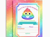 Poop Emoji Birthday Invitations Emoji Birthday Invitations Birthday Wikii