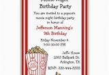 Popcorn Birthday Invitations Fun Popcorn Birthday Party Invitation 5 Quot X 7 Quot Invitation