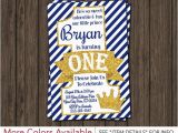 Prince First Birthday Invitations Prince Birthday Invitation First Birthday Invitations