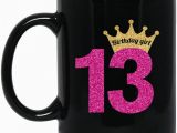 Princess Crown for Birthday Girl Princess Crown Pink 13th Birthday Girl Mug Arty Tee