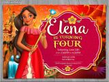 Princess Elena Birthday Invitations Elena Of Avalor Invitation Disney Princess Elena Invite