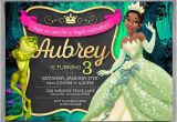 Princess Tiana Birthday Invitations Princess and the Frog Invitation Disney Princess Tiana