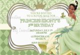 Princess Tiana Birthday Invitations Princess Tiana Invitations Free Princess Tiana Party