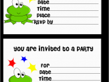 Printable Children S Birthday Party Invitations Free Printable Birthday Invitation