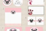 Printable Minnie Mouse Birthday Card Free Minnie Mouse Party Printables One Charming Day