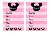 Printable Minnie Mouse Birthday Card Free Pink Minnie Mouse Birthday Party Printables Catch