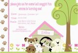 Puppy themed Birthday Party Invitations Dog Birthday Invitations Free Printable Lijicinu